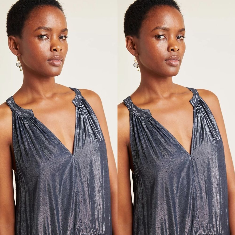 Anthropologie Jorja Tiered Midi Dress - Picture 2 of 7